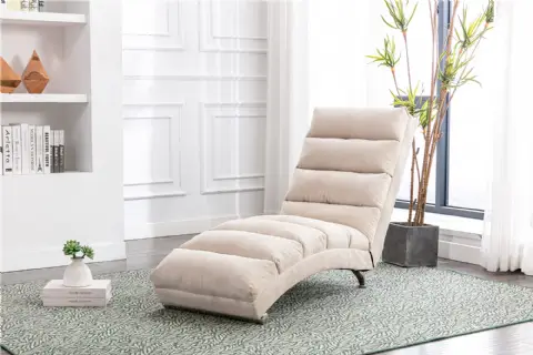 Chaiselongue Leinen - Modern, für Büro & Wohnraum
