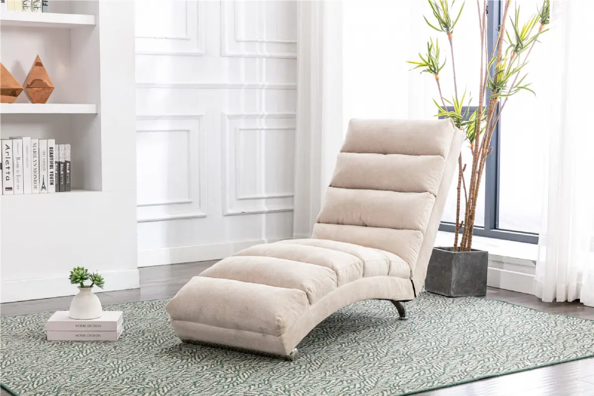 Chaiselongue Leinen - Modern, für Büro & Wohnraum
