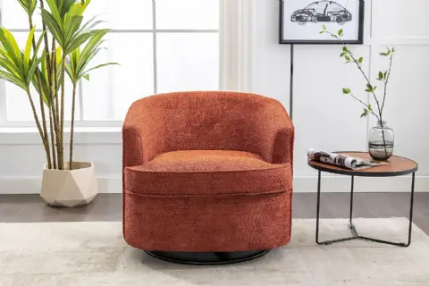 Loungesessel Drehbar 360° - Rund, für Hotel & Büro