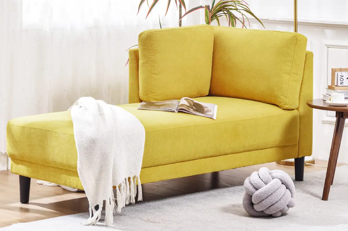 Loungesessel Mid-Century - Eckform, für Büro & Zuhause